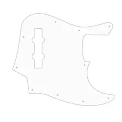 PICKGUARD FOR FENDER MADE IN MEXICO JAZZ BASS 4 STR WHITE/BLACK/WHITE