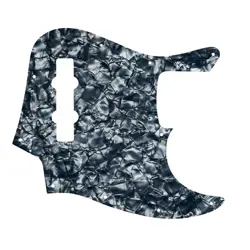 PICKGUARD FOR FENDER MADE IN MEXICO JAZZ BASS 4 STR SILVER PEARL