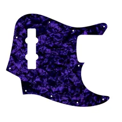 PICKGUARD FOR FENDER MADE IN MEXICO JAZZ BASS 4 STR PURPLE PEARL