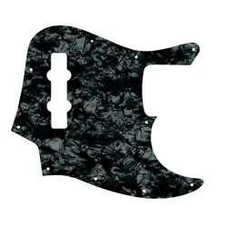 PICKGUARD FOR FENDER MADE IN MEXICO JAZZ BASS 4 STR BLACK PEARL