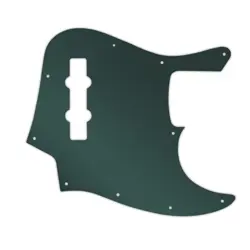 PICKGUARD FOR FENDER MADE IN MEXICO JAZZ BASS 4 STR SMOKE MIRROR