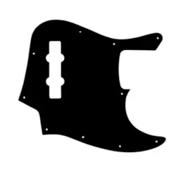 PICKGUARD FOR FENDER MADE IN MEXICO JAZZ BASS 4 STR BLACK/WHITE/BLACK
