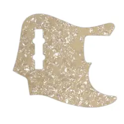PICKGUARD FOR FENDER MADE IN MEXICO JAZZ BASS 4 STR CREAM PEARL
