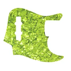 PICKGUARD FOR FENDER MADE IN MEXICO JAZZ BASS 4 STR LIME PEARL