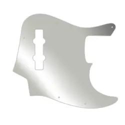 PICKGUARD FOR FENDER MADE IN MEXICO JAZZ BASS 4 STR MIRROR