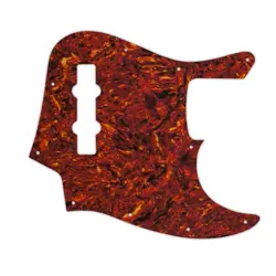 PICKGUARD FOR FENDER MADE IN MEXICO JAZZ BASS 4 STR TORTOISE/WHITE 