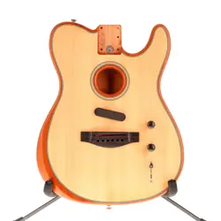 FENDER AMERICAN ACOUSTASONIC TELECASTER BODY NATURAL FINISH FULLY LOADED!