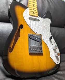 FENDER JAPAN TELECASTER THINLINE GUITAR SUNBURST MADE IN JAPAN
