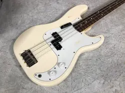 FENDER JAPAN PB-43 USED BASSWOOD BODY WHITE W/SOFT CASE