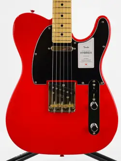 FENDER MADE IN JAPAN HYBRID II TELECASTER MODENA RED ELECTRIC GUITAR W/GIG BAG