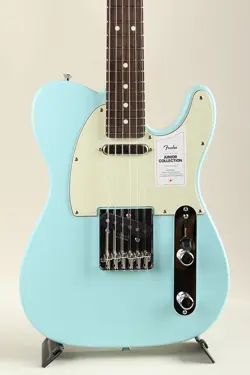 FENDER MIJ JUNIOR COLLECTION TELECASTER SATIN DAPHNE BLUE ELECTRIC GUITAR