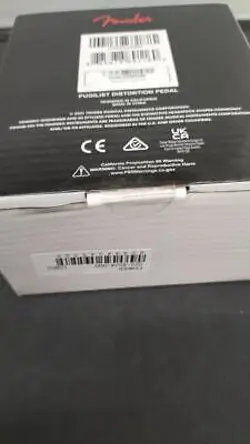 FENDER PUGILIST DISTORTION PEDAL EFFECTOR