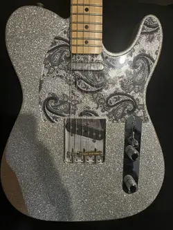 SILVER SPARKLE W/FENDER