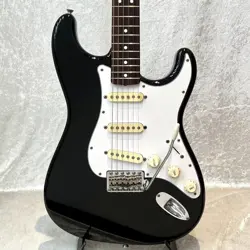 ELECTRIC GUITAR FENDER JAPAN ST STD BASSWOOD BODY MAPLE NECK BLACK USED