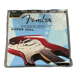 FENDER SUPER 250S NICKEL-PLATED STEEL 250M ELECTRIC GUITAR STRINGS