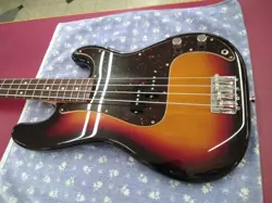 FENDER JAPAN PRECISION BASS SUNBURST ELECTRIC BASS GUITAR USED PRODUCT