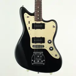 FENDER MADE IN JAPAN INORAN JAZZMASTER BLACK ELECTRIC GUITAR W/GIG BAG USED