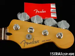 FENDER PLAYER II JAZZ BASS NECK + TUNERS ROLLED EDGES MODERN 