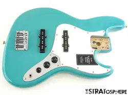 FENDER PLAYER II JAZZ BASS LOADED BODY BASS GUITAR ALNICO 5 AQUATONE BLUE