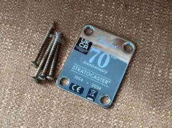2024 FENDER 70TH ANNIVERSARY STRATOCASTER GUITAR NECK PLATE