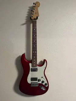 FENDER BLACKTOP STRATOCASTER HH WITH ROSEWOOD FRETBOARD 2010S - CANDY APPLE RED