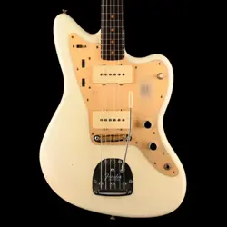 USED FENDER CUSTOM SHOP 1959 JAZZMASTER JOURNEYMAN RELIC AGED OLYMPIC WHITE OHSC