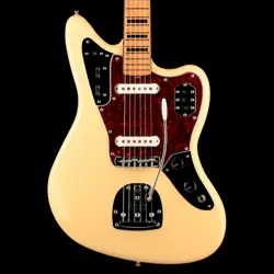 USED FENDER VINTERA II '70S JAGUAR VINTAGE WHITE WITH GIG BAG