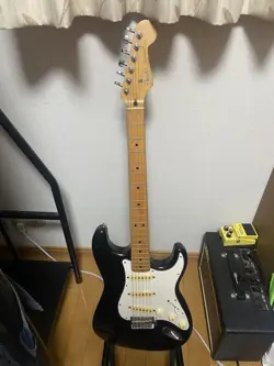 FENDER JAPAN STRATOCASTER BLACK SAFE PACKING!