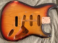 RELIC FENDER STRATOCASTER BODY CUSTOM SHOP 1 PIECE ALDER