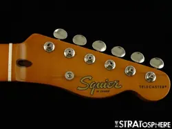 FENDER SQUIER CLASSIC VIBE 50S TELECASTER NECK W/ TUNERS TELE MN TINTED MAPLE