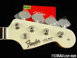 FENDER AV II AMERICAN VINTAGE 1966 JAZZ BASS NECK &TUNERS BOUND ROSEWOOD $20 OFF