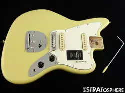 FENDER PLAYER II JAGUAR SERIES LOADED BODY ALNICO 5 + 2 GUITAR HIALEAH YELLOW