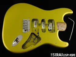 FENDER AMERICAN ULTRA II STRATOCASTER STRAT BODY + HARDWARE USA SOLAR FLARE