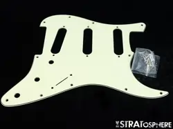 USA FENDER AMERICAN PERFORMER STRATOCASTER STRAT PICKGUARD MINT GREEN 3 PLY.