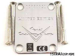 FENDER USA CUSTOM SHOP '64 RELIC STRATOCASTER NECK PLATE CHROME LIMITED EDITION!