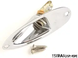 FENDER USA CUSTOM SHOP '64 RELIC STRAT OUTPUT JACK CHROME VINTAGE GUITAR