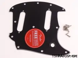 FENDER PLAYER MUSTANG SERIES PICKGUARD, ELECTRIC GUITAR PARTS BLACK