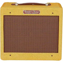FENDER '57 CUSTOM CHAMP 5W 1X8 TUBE GUITAR AMP LACQUERED TWEED REFURBISHED