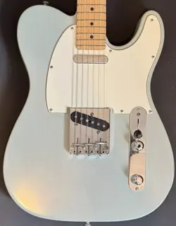 2007 FENDER HIGHWAY ONE TELECASTER DAPHNE BLUE MAPLE NECK JACK WHITE RARE COLOR