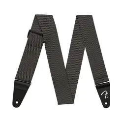 NEW FENDER MODERN TWEED STRAP - GRAY/BLACK
