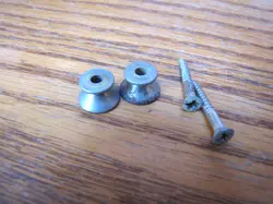 1962 FENDER STRAP BUTTONS & SCREWS........ORIGINAL