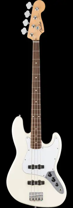 NEW 2025 FENDER STANDARD SERIES 4-STRING JAZZ BASS GUITAR, OLYMPIC WHITE FINISH