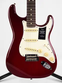 FENDER PLAYER II STRATOCASTER TRANSPARENT CHERRY BURST CHAMBERED