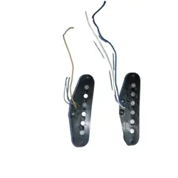 2 FENDER USA PICKUPS FOR 1981 BULLET S2 GUITAR (WITH 2 1981 POTENTIOMETERS)