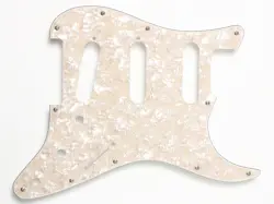 GENUINE FENDER STRAT AGED WHITE PEARL PICKGUARD 11-HOLE STRATOCASTER ~ NEW