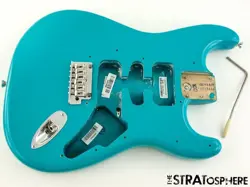 FENDER AMERICAN PROFESSIONAL II STRAT BODY   HARDWARE, ALDER, MIAMI BLUE