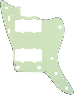 VINTAGE 13-HOLE 3PLY MINT GREEN GUITAR PICKGUARD FOR FENDER JAZZMASTER