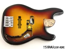 FENDER AMERICAN ULTRA II P BASS BODY & HARDWARE PRECISION USA ULTRABURST