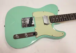 CUSTOM TELECASTER STYLE GUITAR SEAFOAM GREEN FENDER SQUIER PUP TELE TL *LOOK!