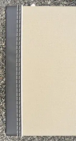 FENDER STRATOCASTER/TELECASTER CASE - BLOND W/ ROYAL BLUE POODLE INTERIOR - NEW